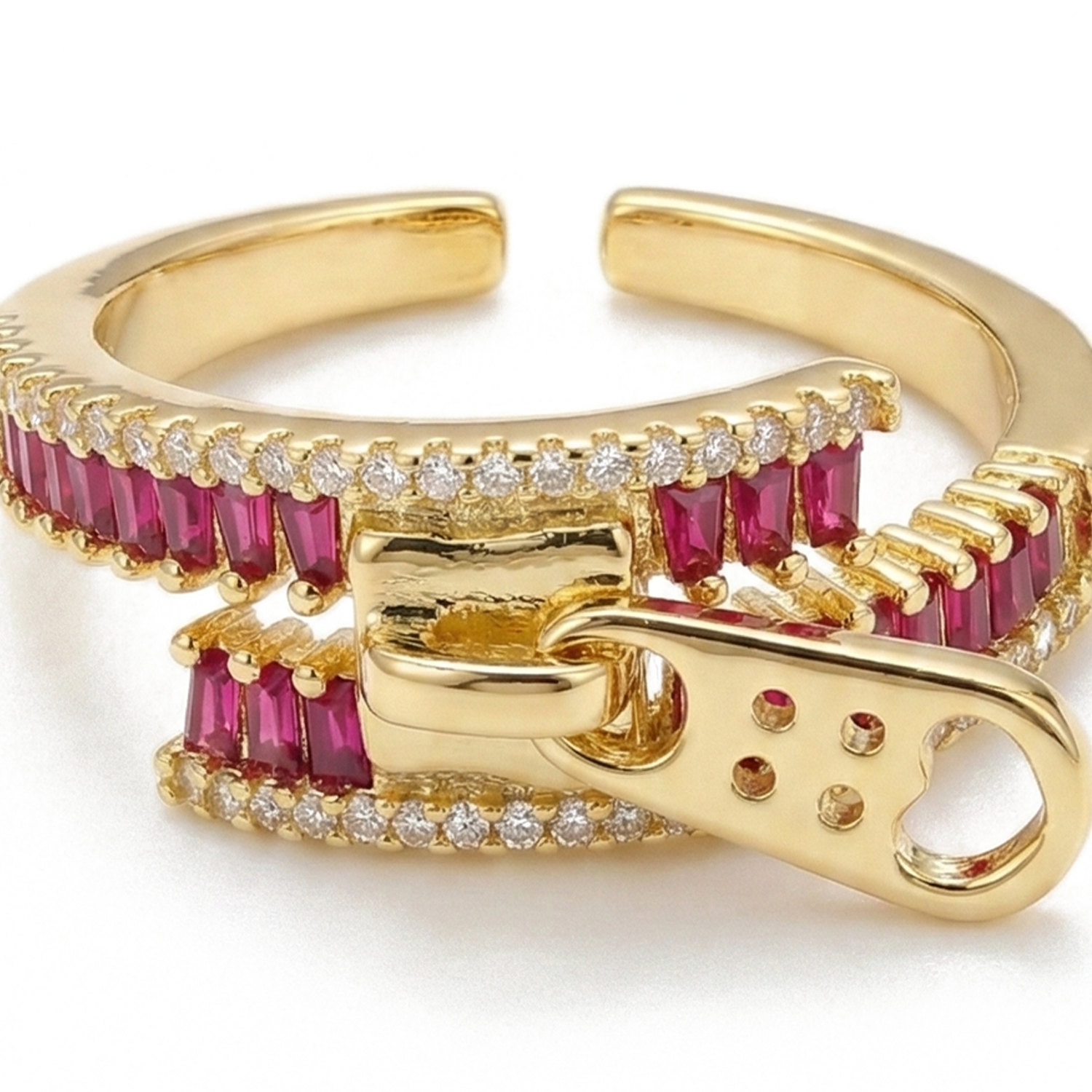 The Crimson Buckle Ring