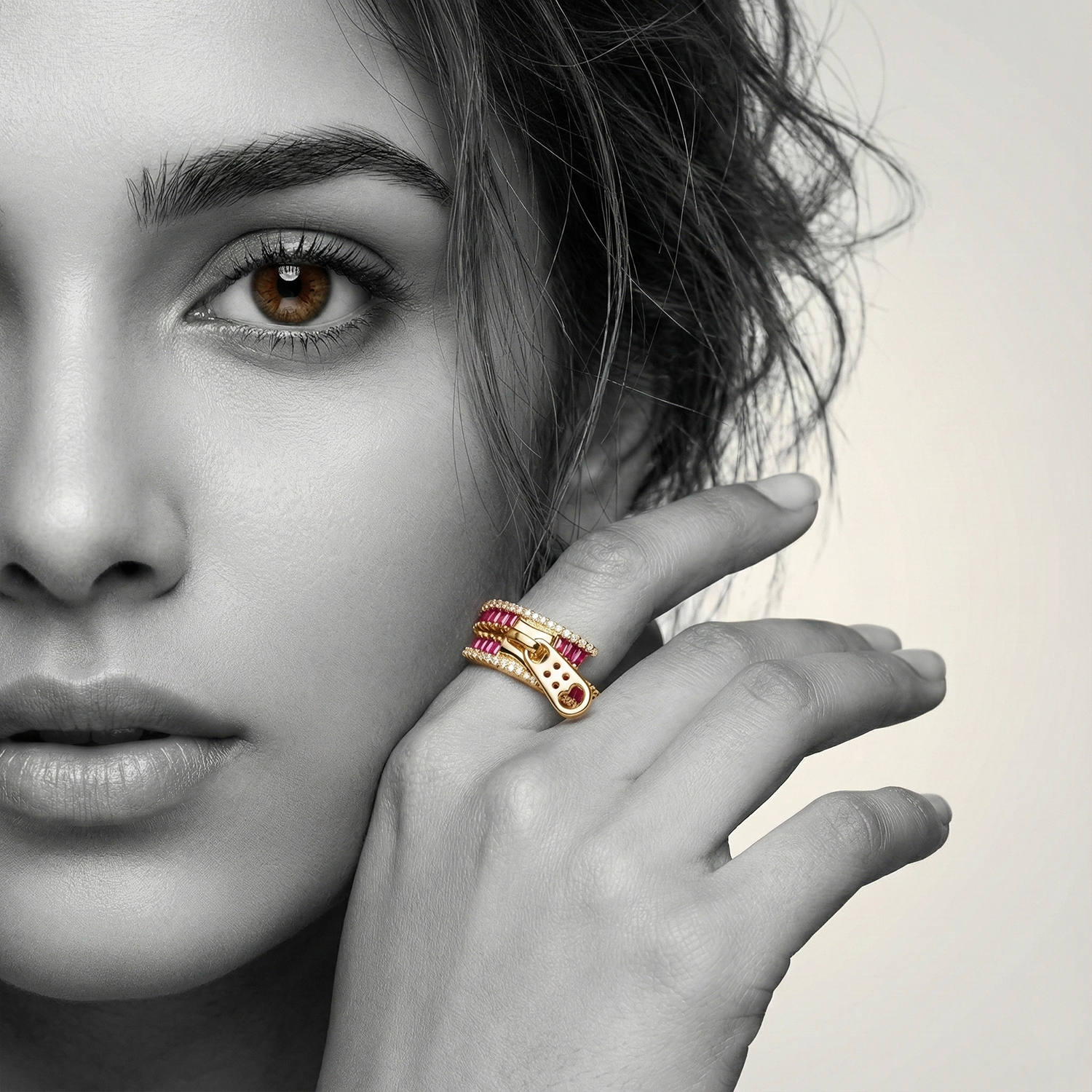 The Crimson Buckle Ring