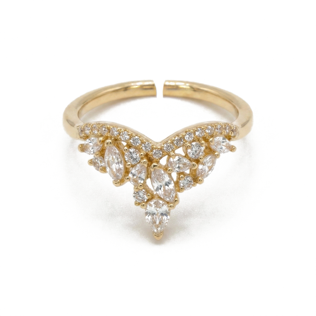 The Regal V Bloom Ring