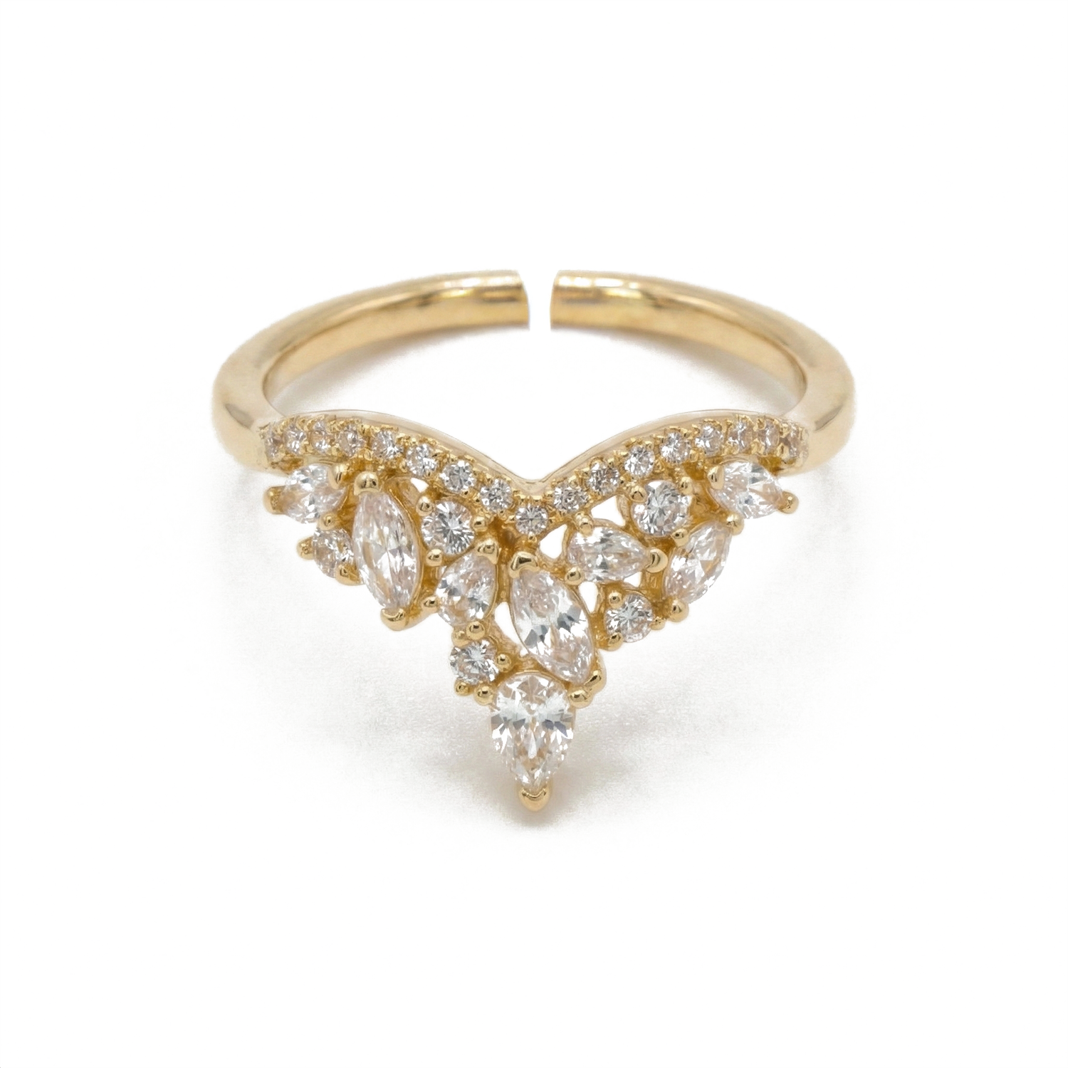 The Regal V Bloom Ring