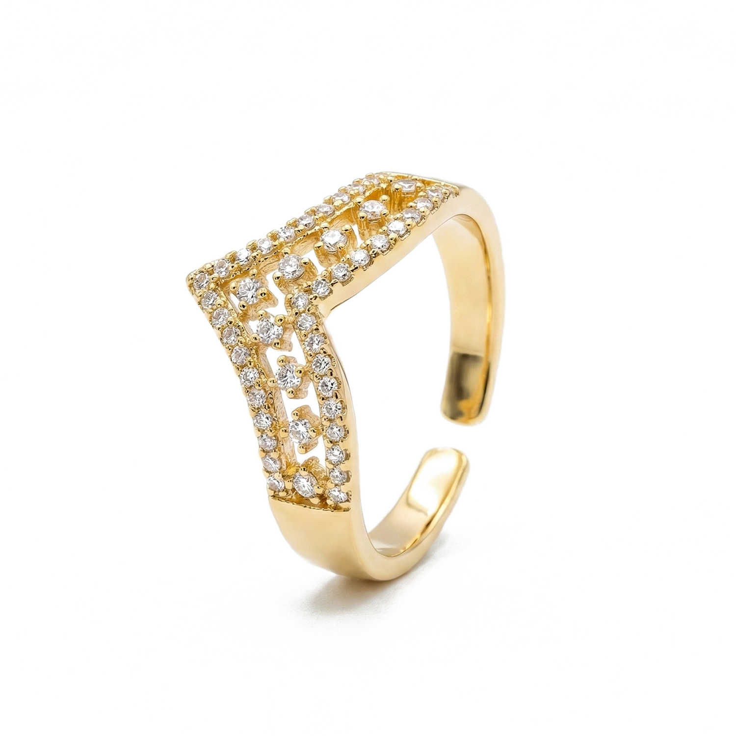 The Petite Crown Ring