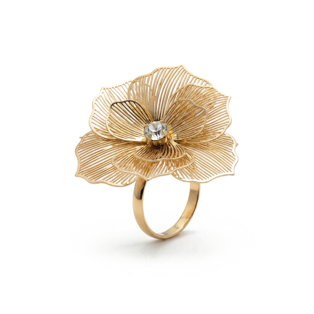 The Golden Bloom Ring