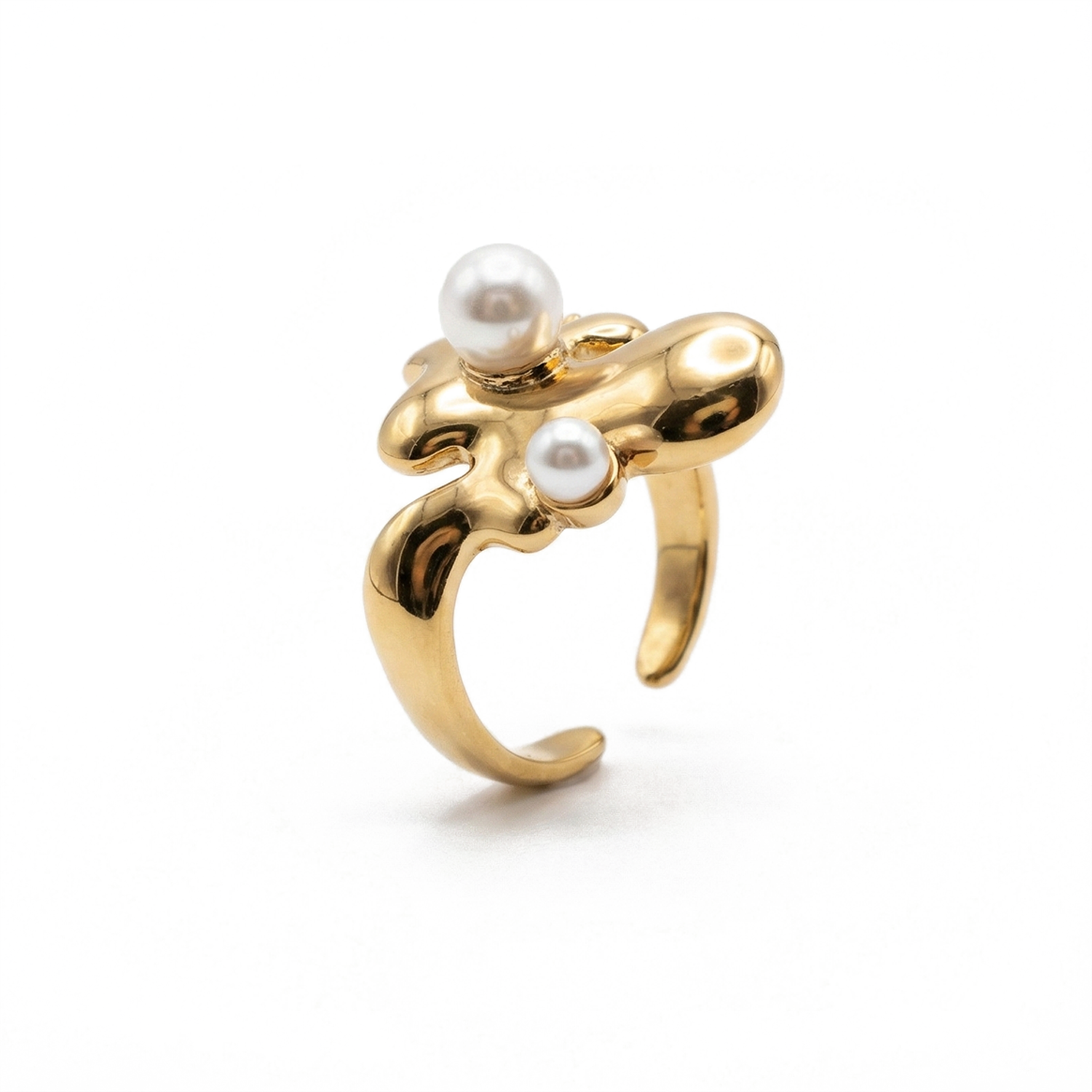 The Molten Pearl Ring