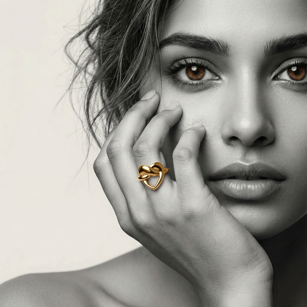 The Golden Embrace Ring